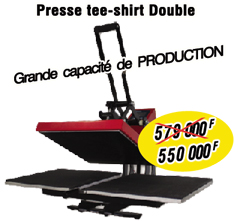 Presse-Double-Tee-Shirt-Grande--capacité de PRODUCTION